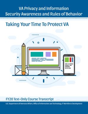 va privacy and information security awareness rules of behavior